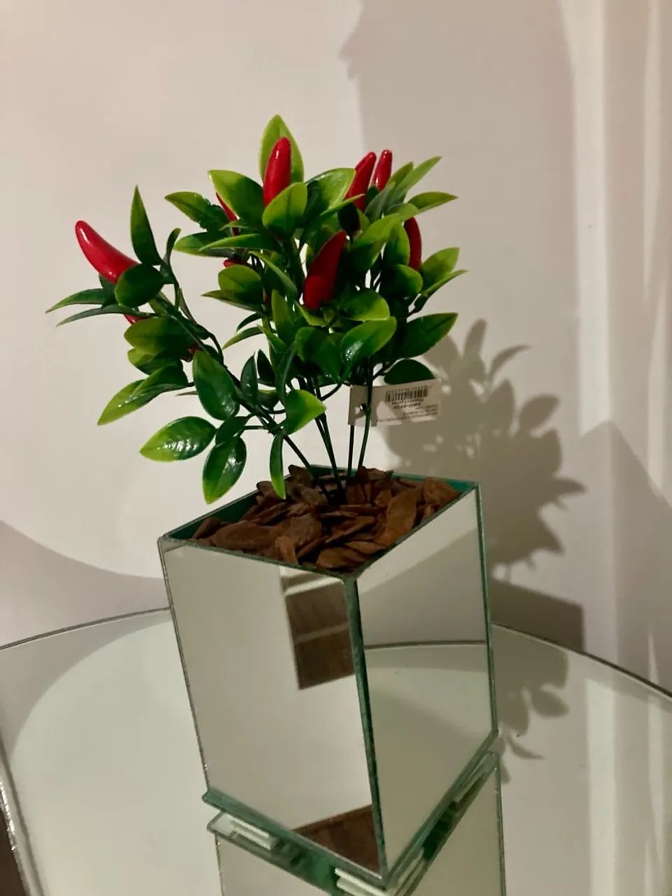 Cachepo em arranjo de pimenta artificial - Foto 5