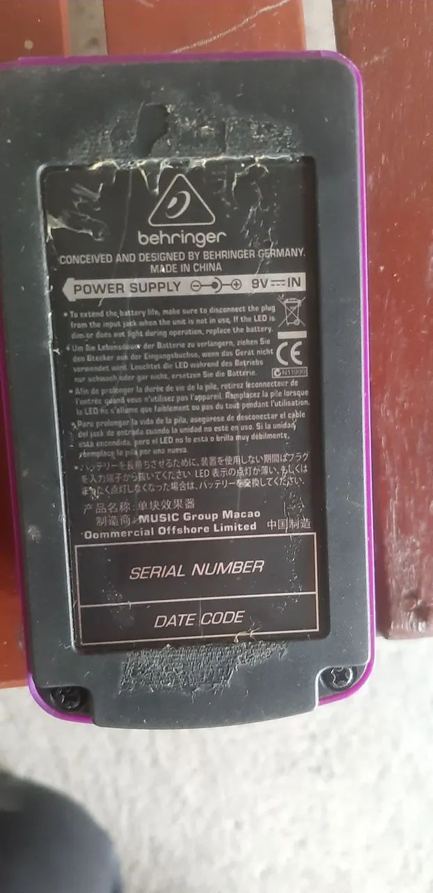 Pedal Overdrive/Distortion Behringer OD300 - Foto 4
