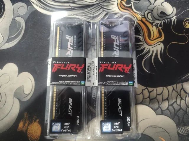 Memória DDR4 Pc 32gb Kingston Beast (16gb x2), 3200 Mhz, CL16