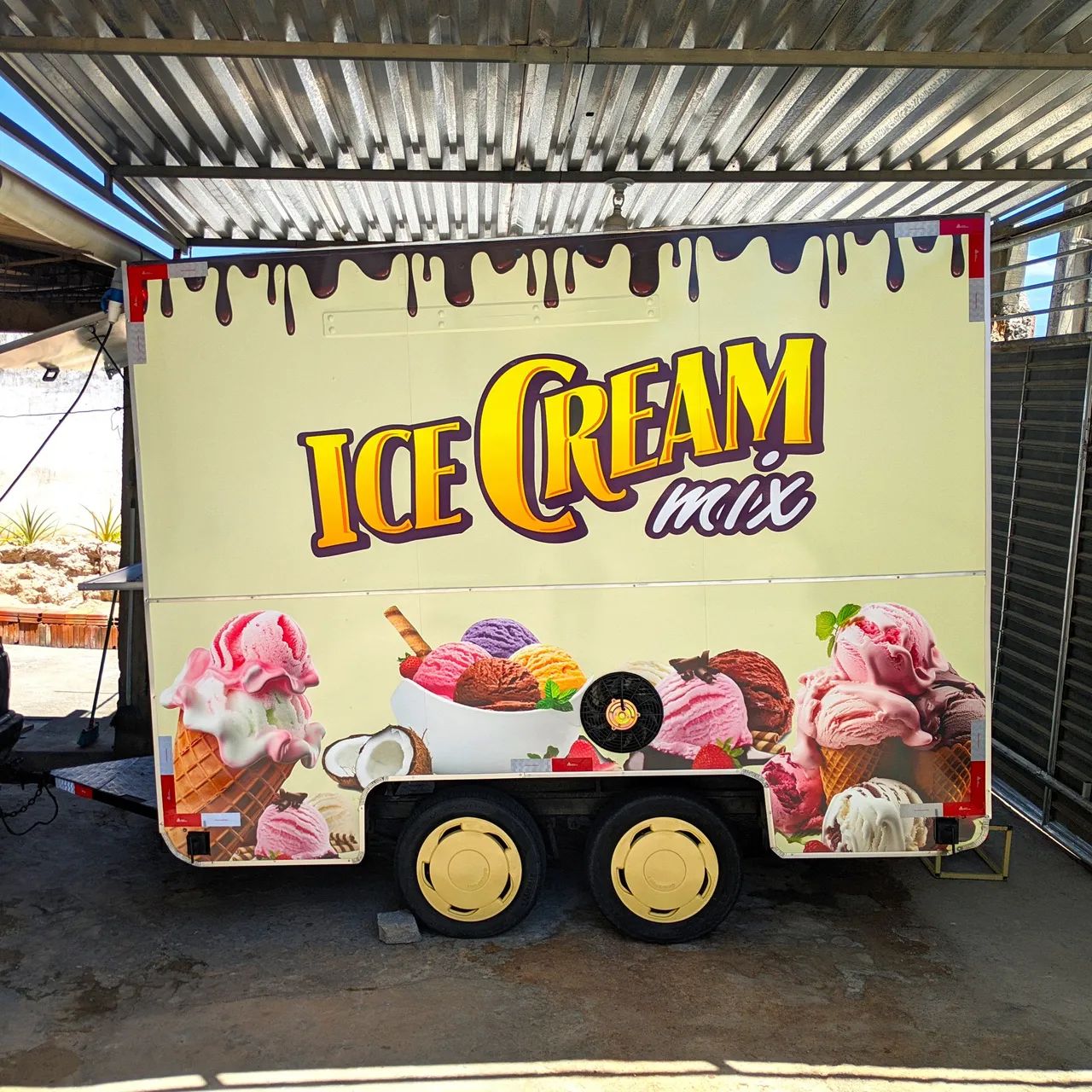 Trailer Sorveteria Completa - Ano 2024 - Food Truck - Foto 6