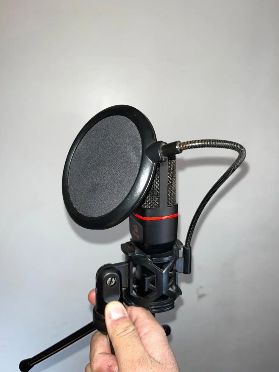 Microfone Gamer Redragon Seyfert C/ Tripé, 3.5MM, Black, GM100 - Foto 2