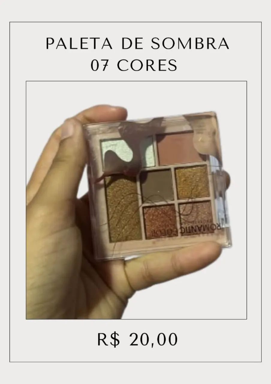 Produtos de limpeza e Paletas de sombra  - Foto 5