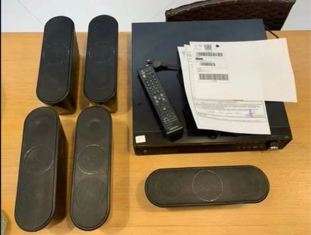 Home Theater Dvd Samsung Htx70  DVD Player Samsung - Foto 4