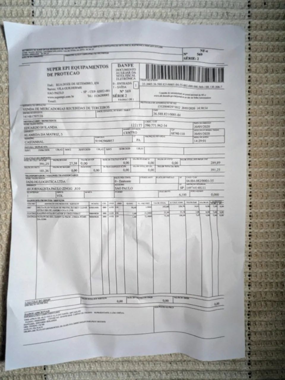 Oculos de Protecao DeltaPlus EPI - Foto 5