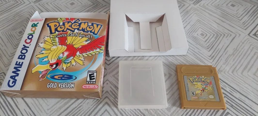 Pokémon Gold Original + Pokémon Green repro