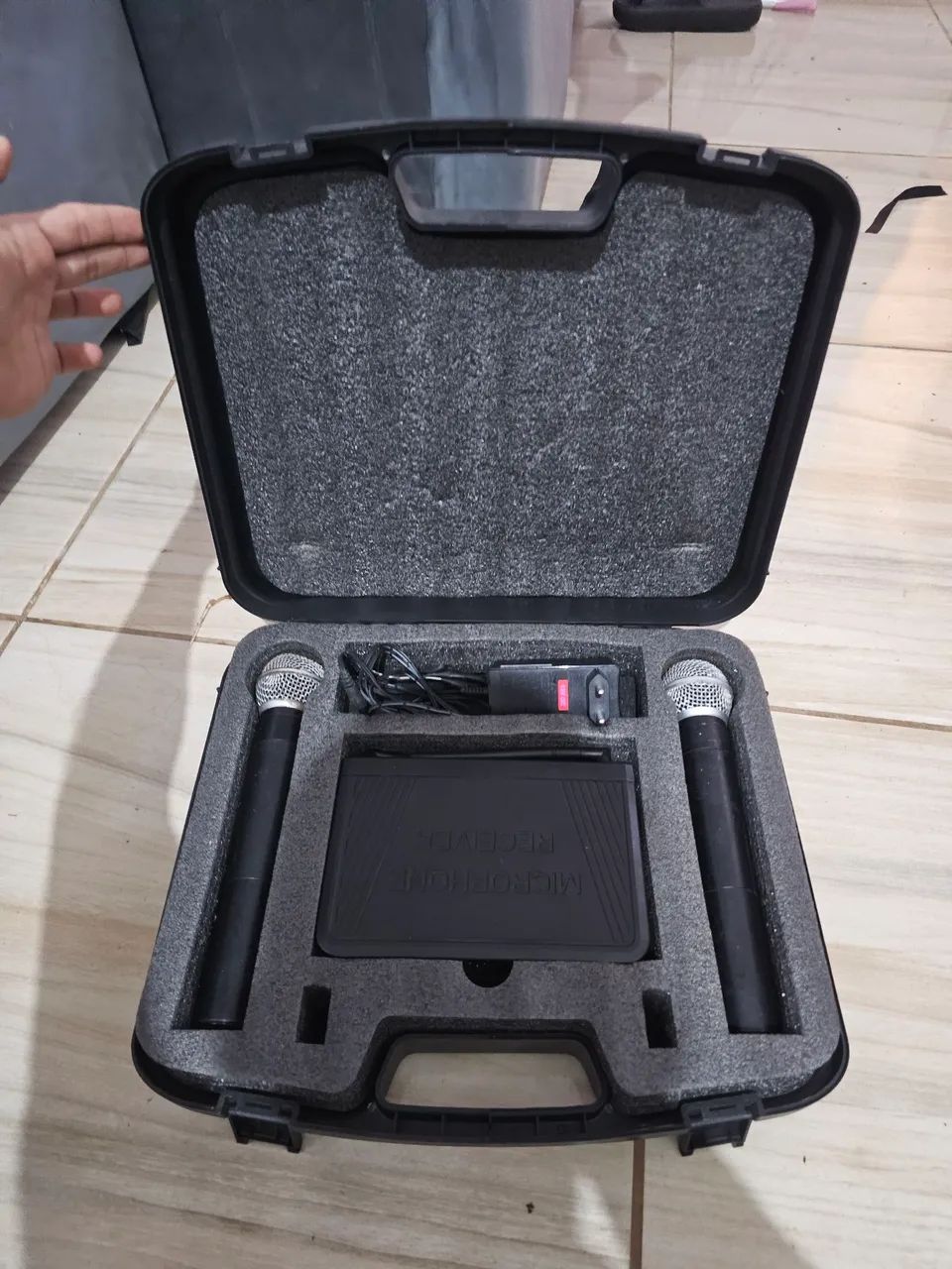 Microfone Sem Fio Karsect - KRU 220/KST 3