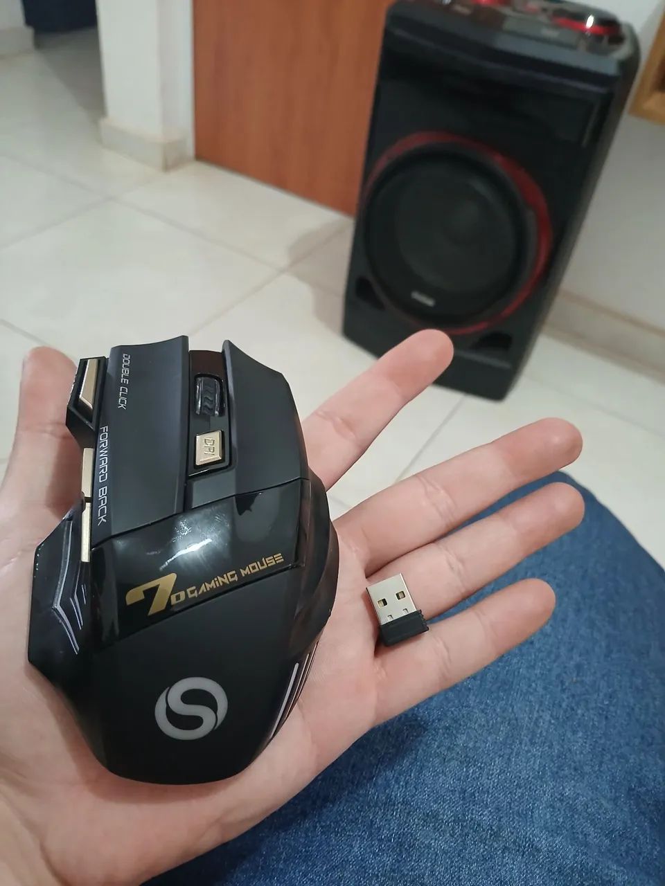 Mouse gamer sem fio 64286147810435120
