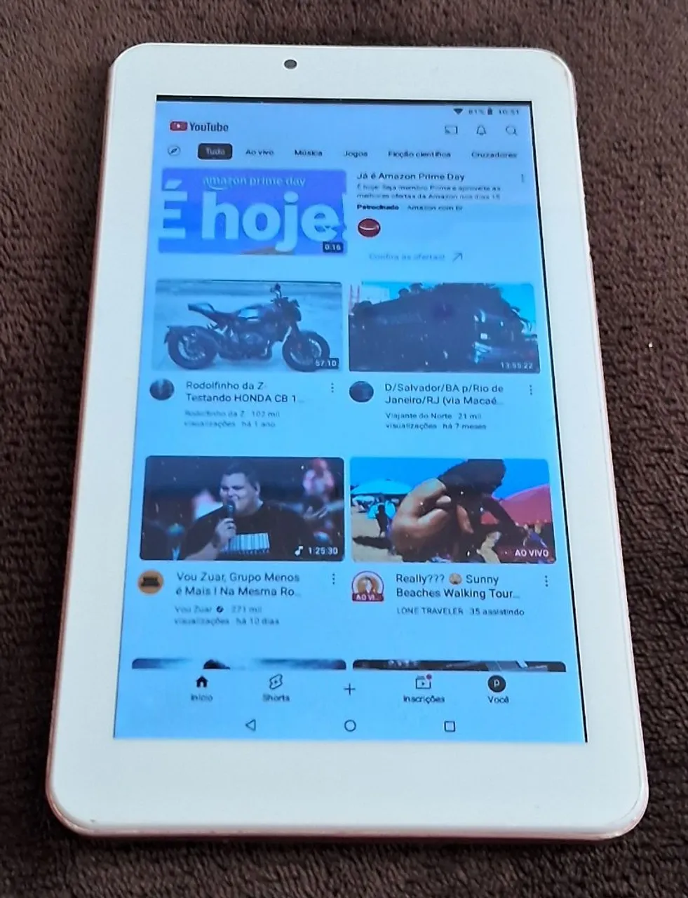 Tablet Multilaser M7S-Plus de 7 polegadas