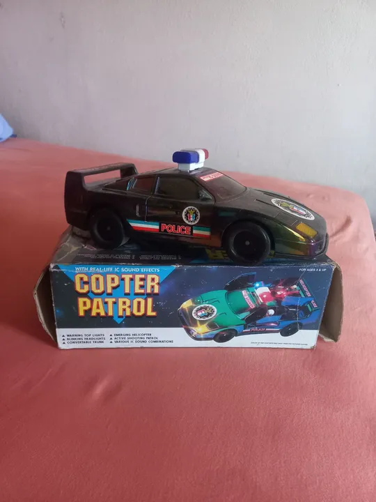 Carro de Brinquedo Copter Patrol com Efeitos Sonoros