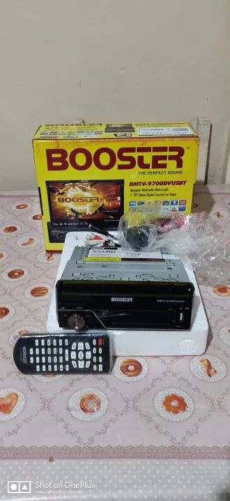 Multimídia Retrátil Booster 7 Polegadas em Campina Grande do Sul, Paraná  - Foto 2