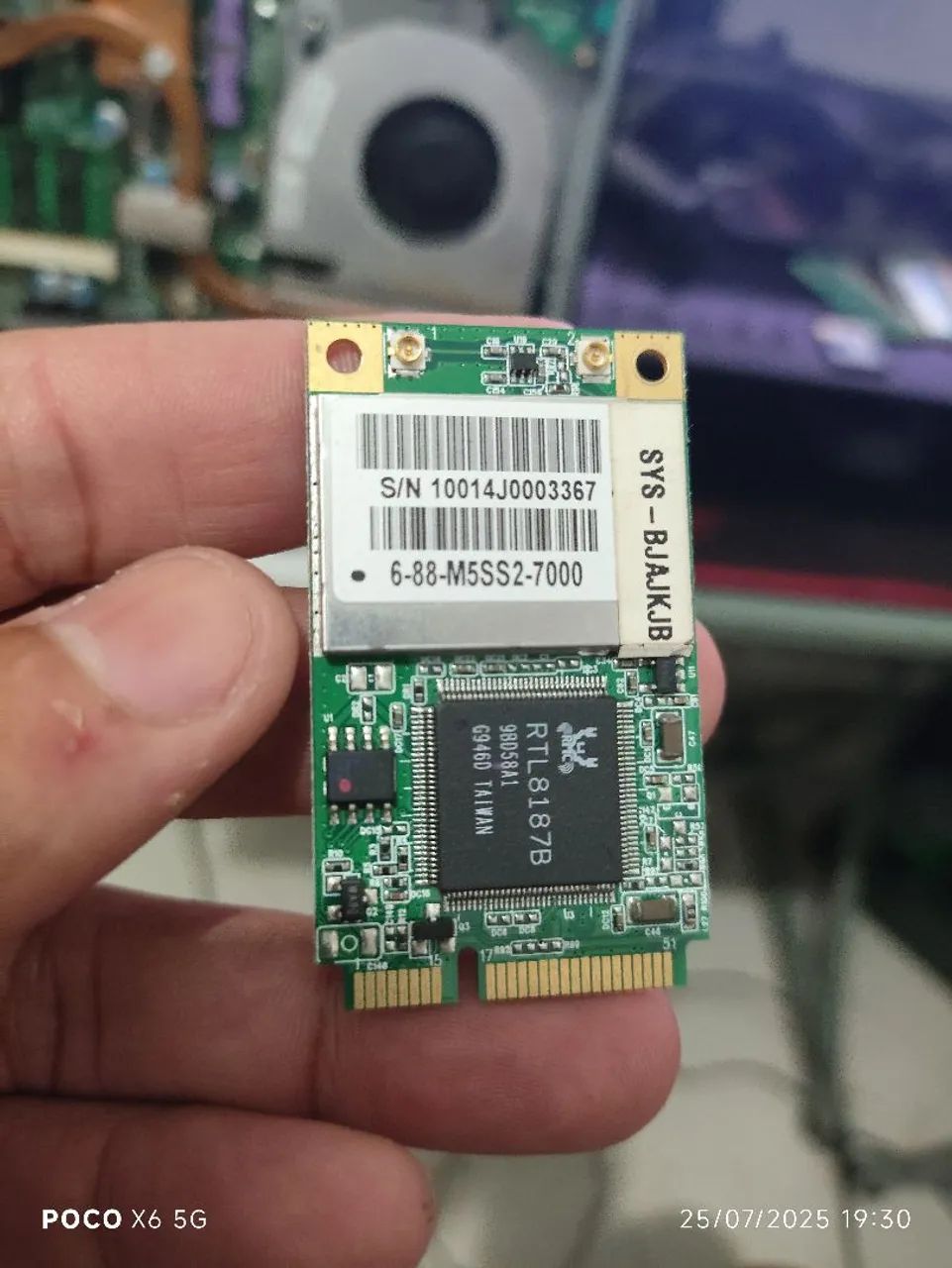 Placa de Rede Wireless RTL8187B