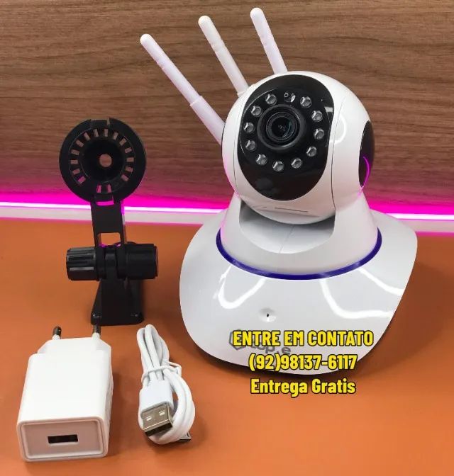 Camera de Segurança com 3 Antenas Com Sensor de movimento  - Foto 3