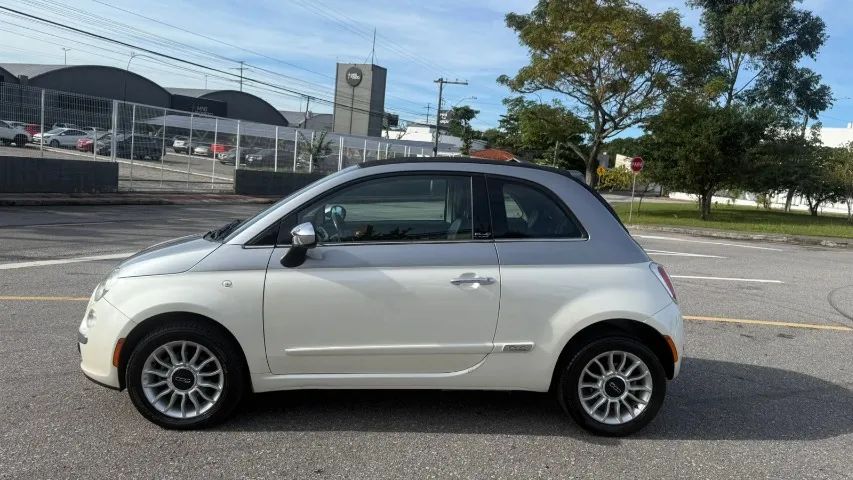 Fiat 500 Cabrio 2014 Automático 6 Marchas Conversível Topp - Foto 3