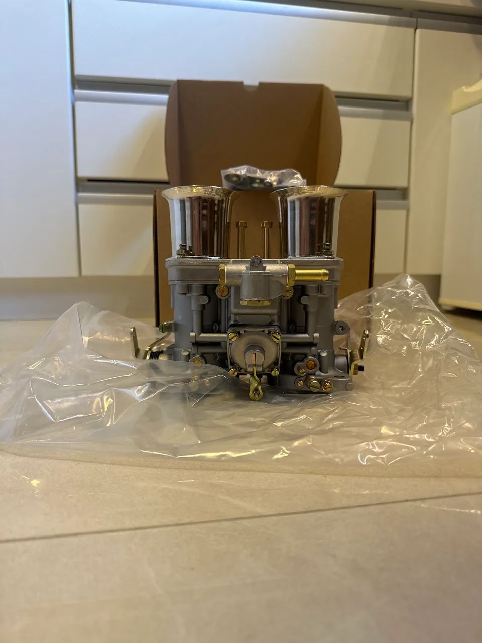 Carburadores Môdelos Weber 45 (02 unidades) + Coletores (02 unidades) 