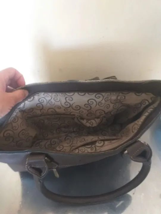 Bolsa de ombro marrom - Foto 3
