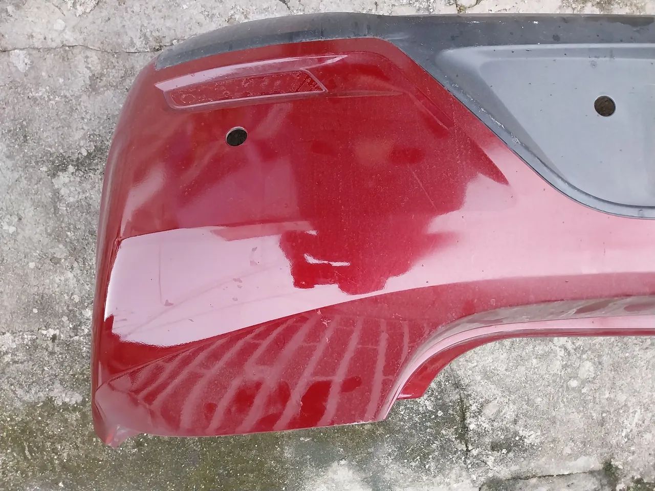 Parachoque Traseiro Vermelho ONIX 2017 - Foto 3