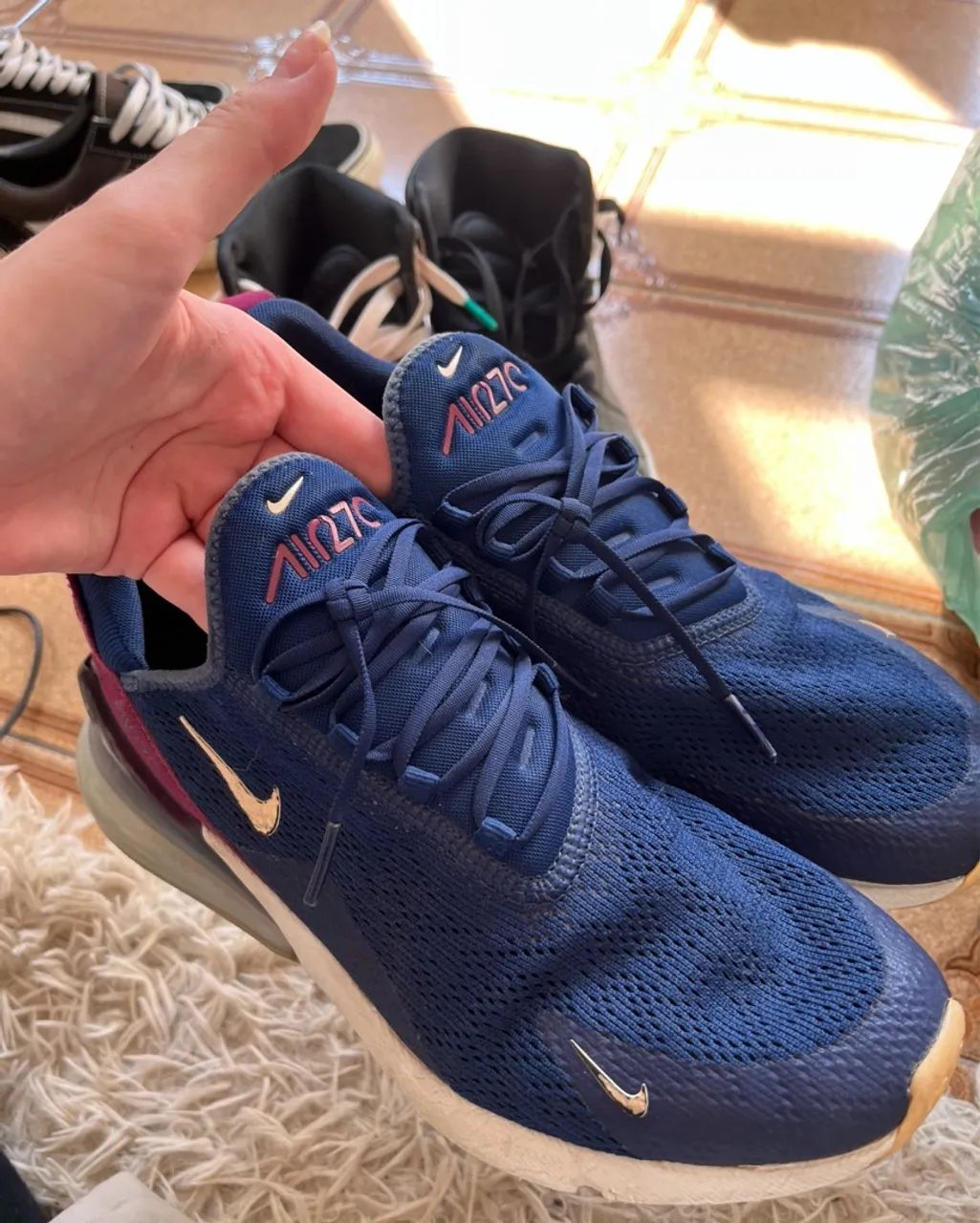 Nike Air Max 270 Azul Marinho - Conforto e Estilo - Foto 3