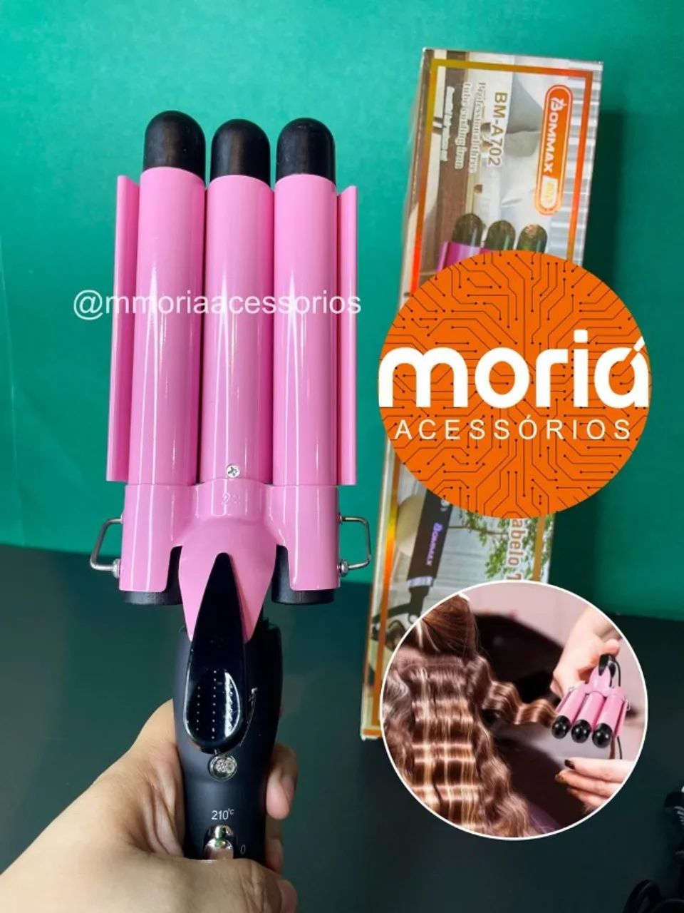 Modelador De Cabelo Triondas Cachos Ondulador - Foto 3