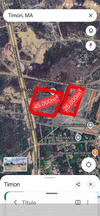Vendo Terreno em Timon-MA com 45.000m²