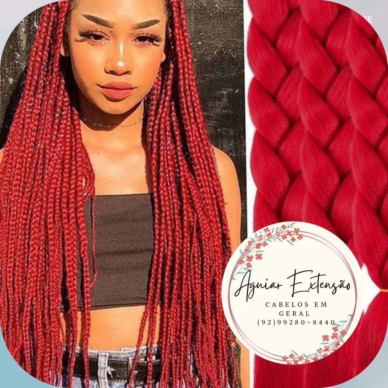Cabelo Jumbo cores variadas 