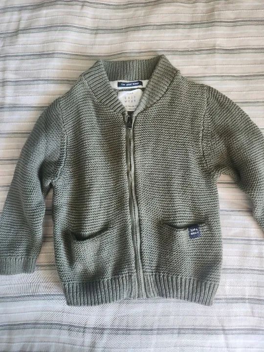 Casaco tricô infantil Zara