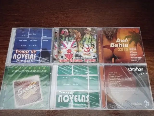 cds novelas samba musica popular brasileira e outros