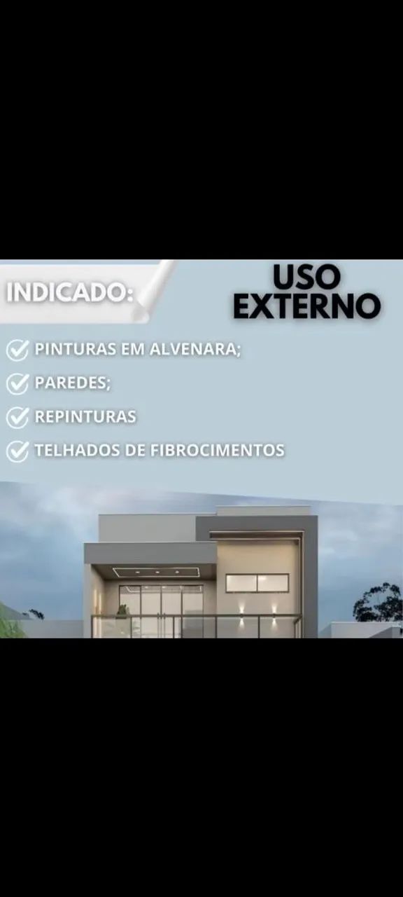 Tinta emborrachada 18l borracha liquida Eucatex e Renner. - Foto 3