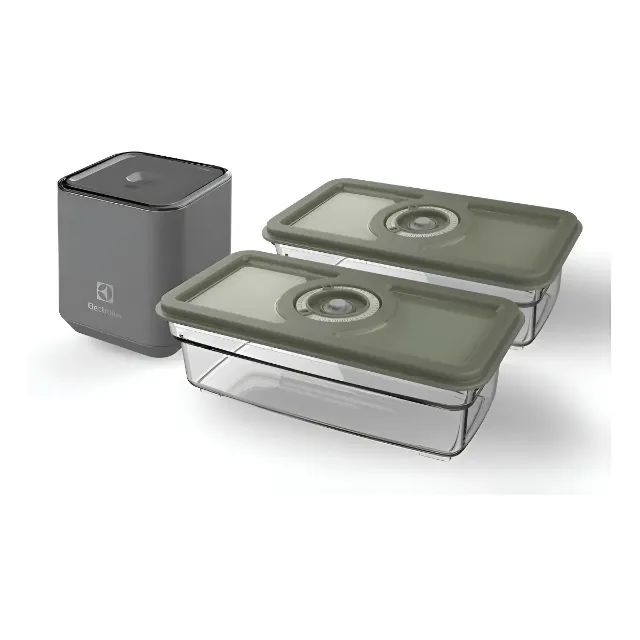 Kit Seladora à Vácuo Portátil Com 2 Potes Herméticos Electrolux