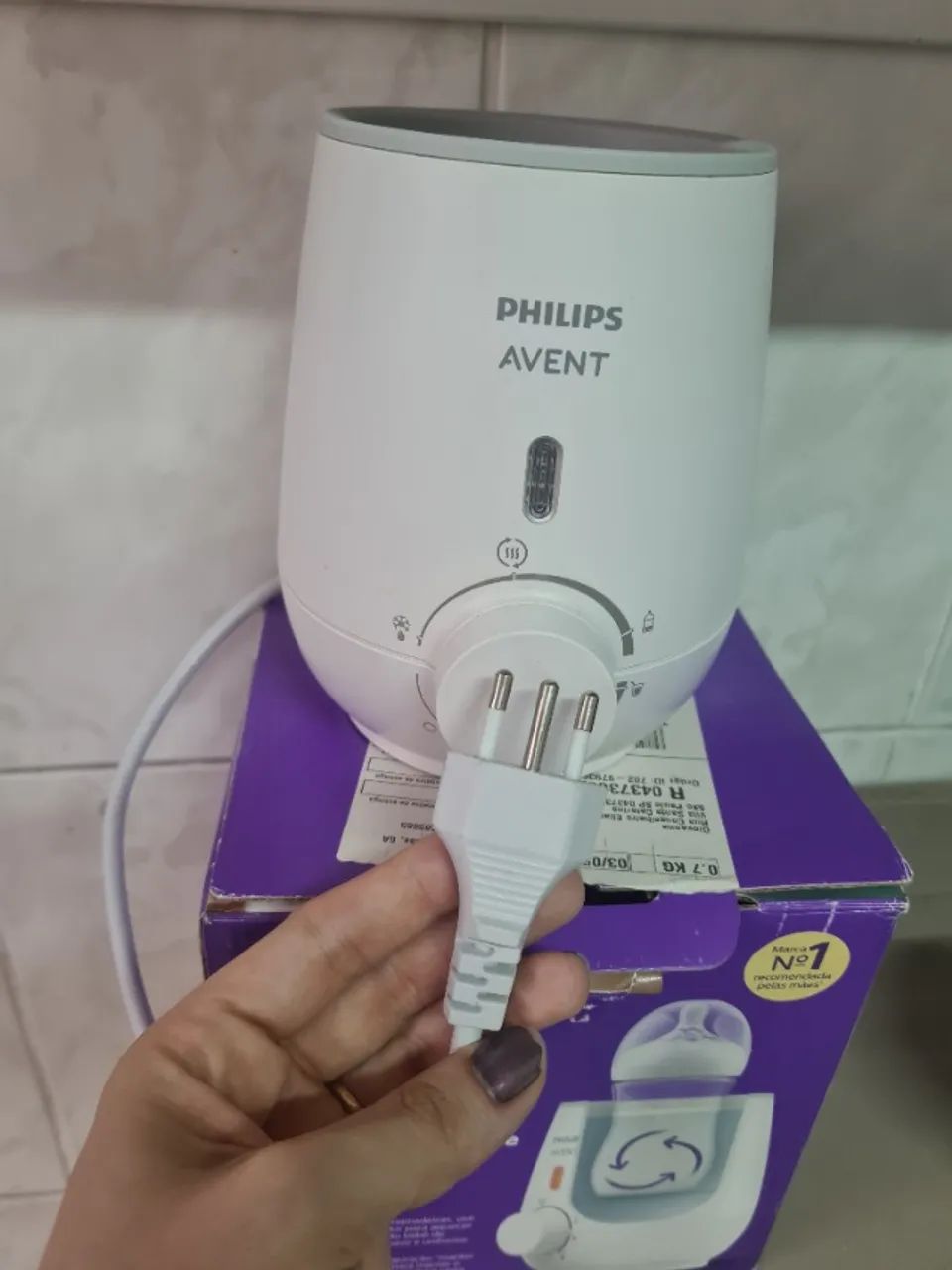 Aquecedor de mamadeiras Philips Avent 127v - Foto 5