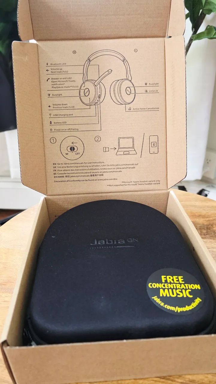 Jabra Evolve 75 Bluetooth Novo - Foto 3