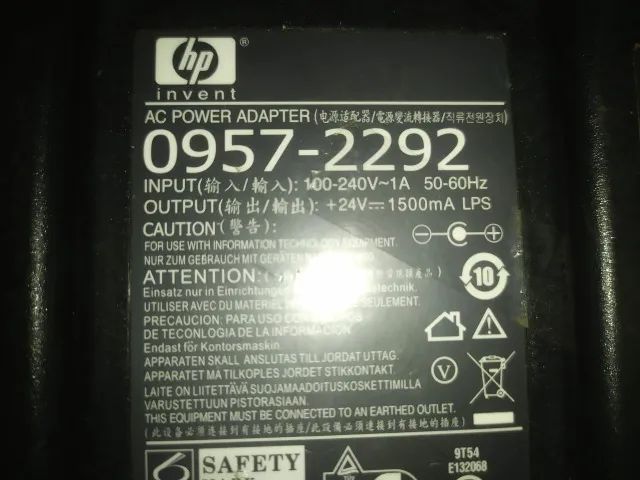 Fonte 24v HP FUNCIONANDO Aceito Proposta - Foto 4