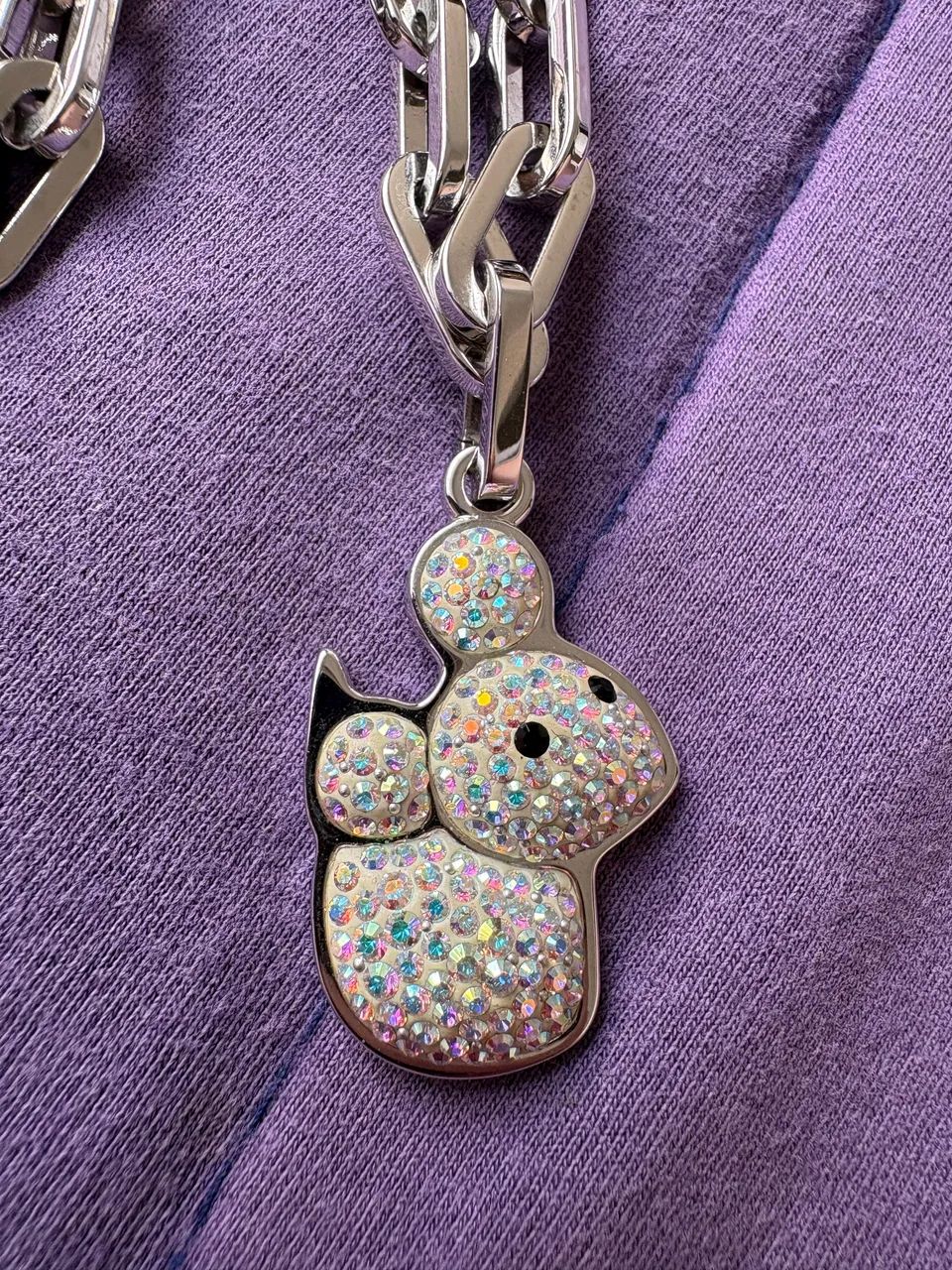 Pingente Joe com colar originais Swarovski - Foto 4