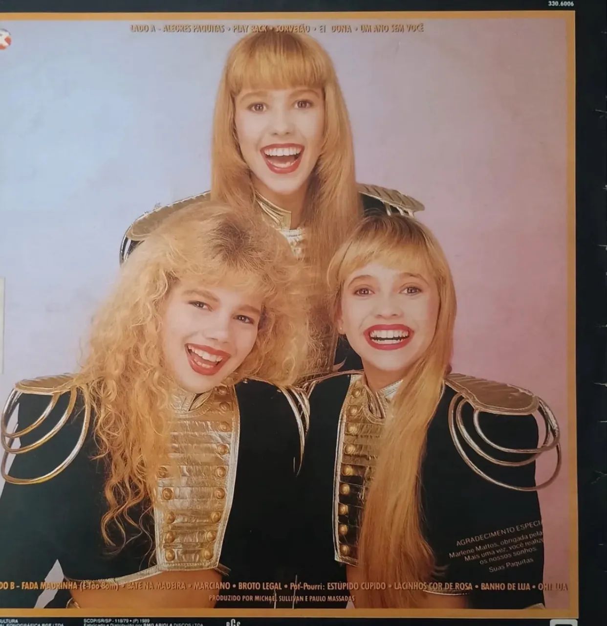 Disco De Vinil Lp Paquitas 1989 Original Impecável - Foto 2