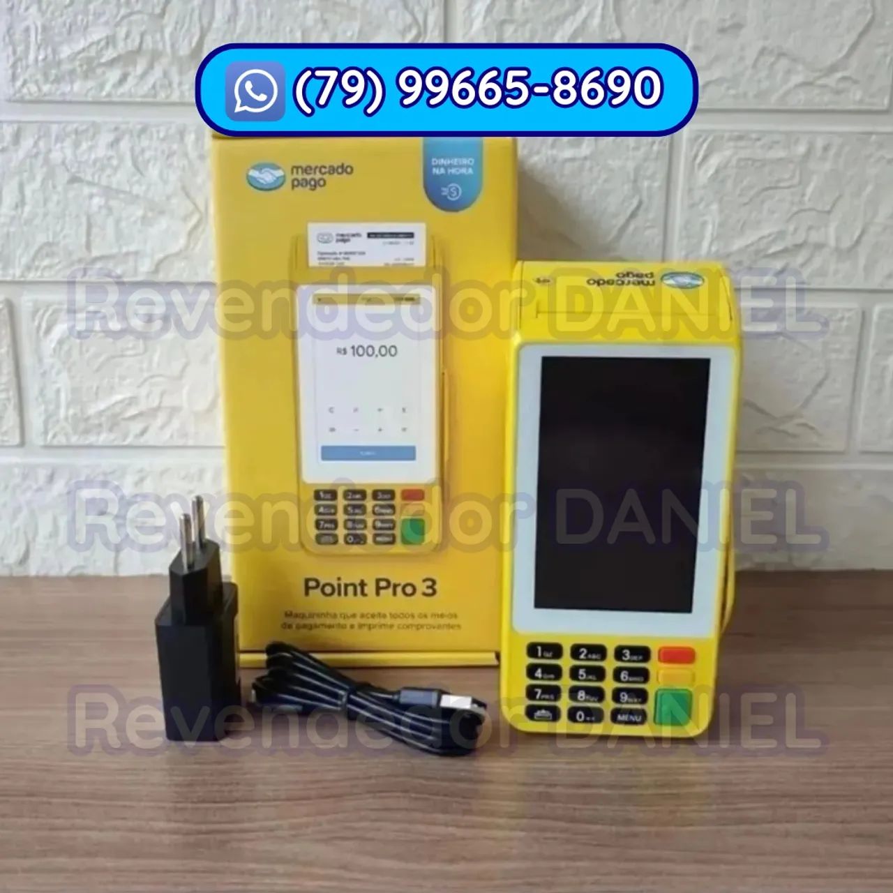 Maquininha de Cartão Point Pro 3 - Tela Touch