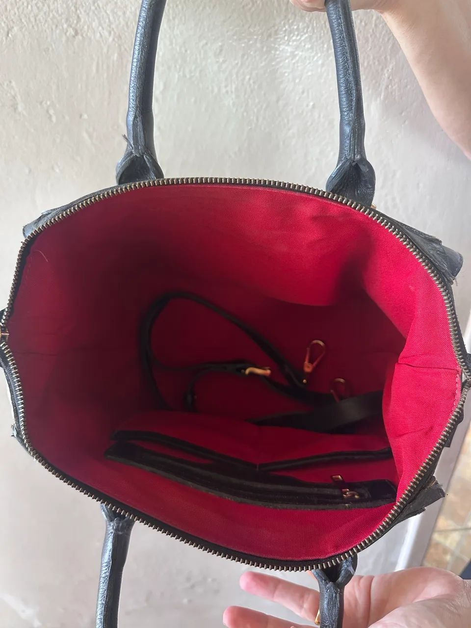 BOLSA DE COURO BRANCA - Foto 3
