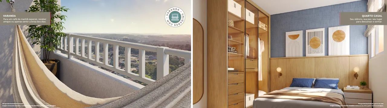 Apartamento de 2 Quartos no Reserva dos Colibris - Lazer Completo de Clube e Elevador - Foto 3