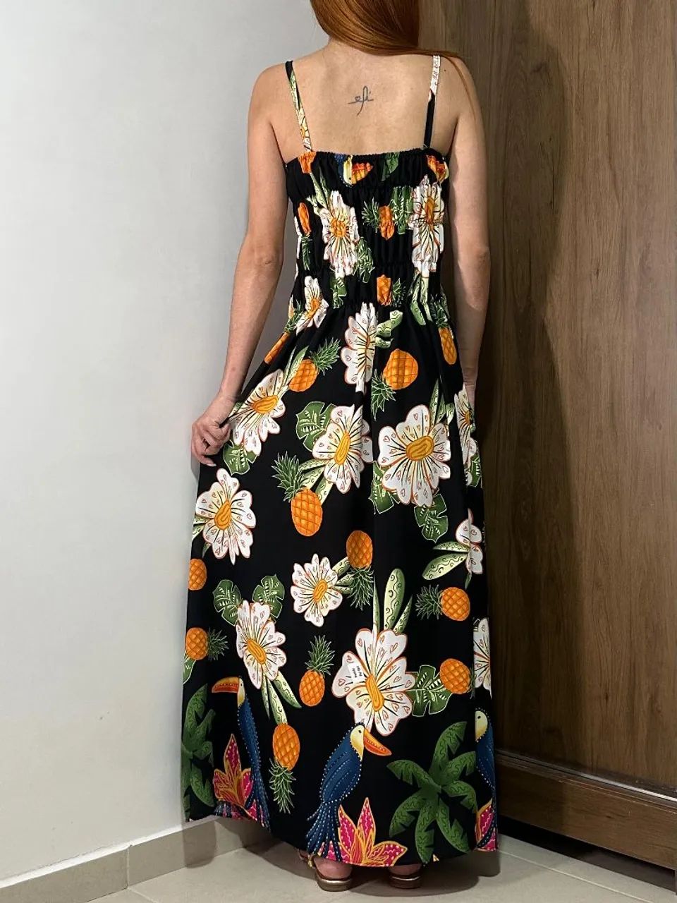 Vestido longo estampado  - Foto 3