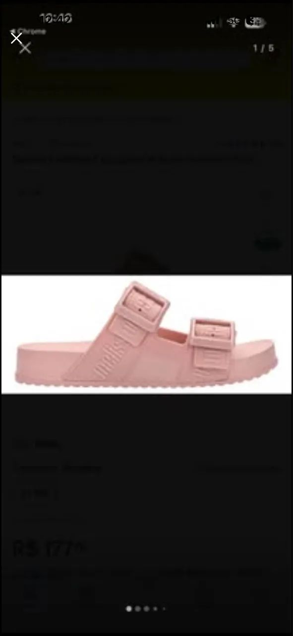 Sandália Melissa Cozy Slide M-lover Feminina Rosa - Calçados