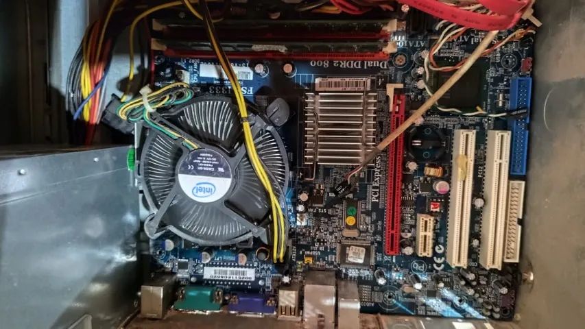 kit placa mae+ memoria+processador 775 - Foto 3