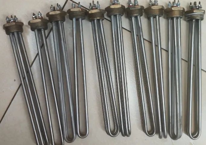 Resistência elétrica bifásica 5000 Watts x 220 V, em aço inox (NOVAS) - Foto 2