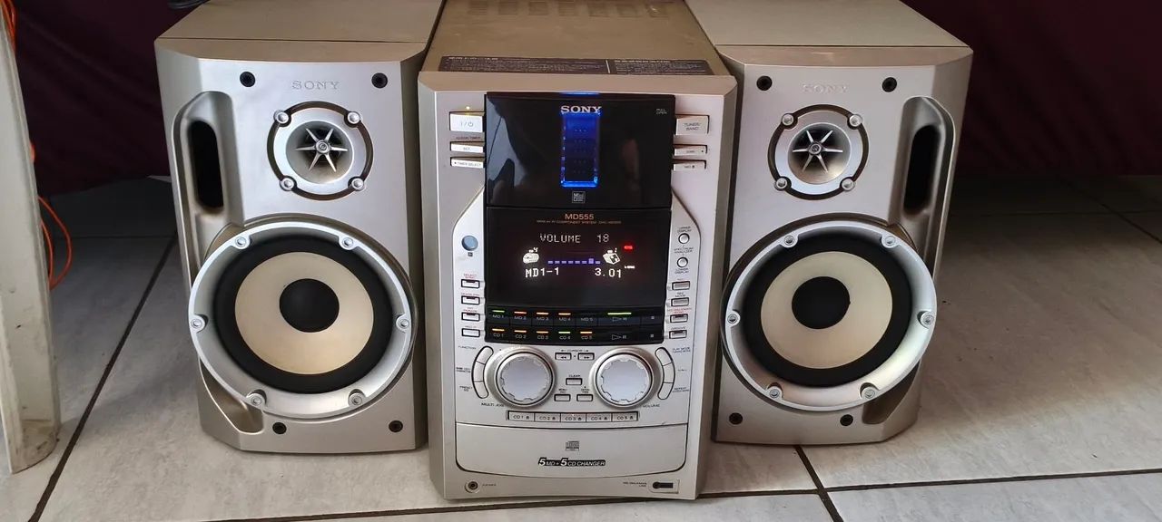 System Sony Md555 a retirar 