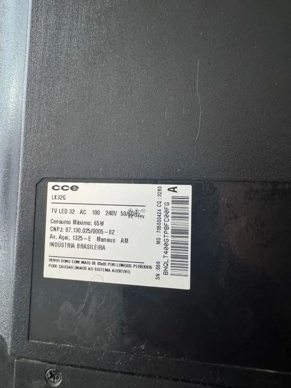 Televisão CCE Led 32 polegadas