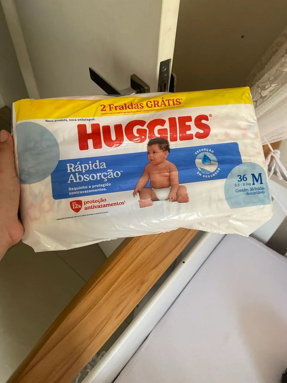 FRALDA HUGGIES M 