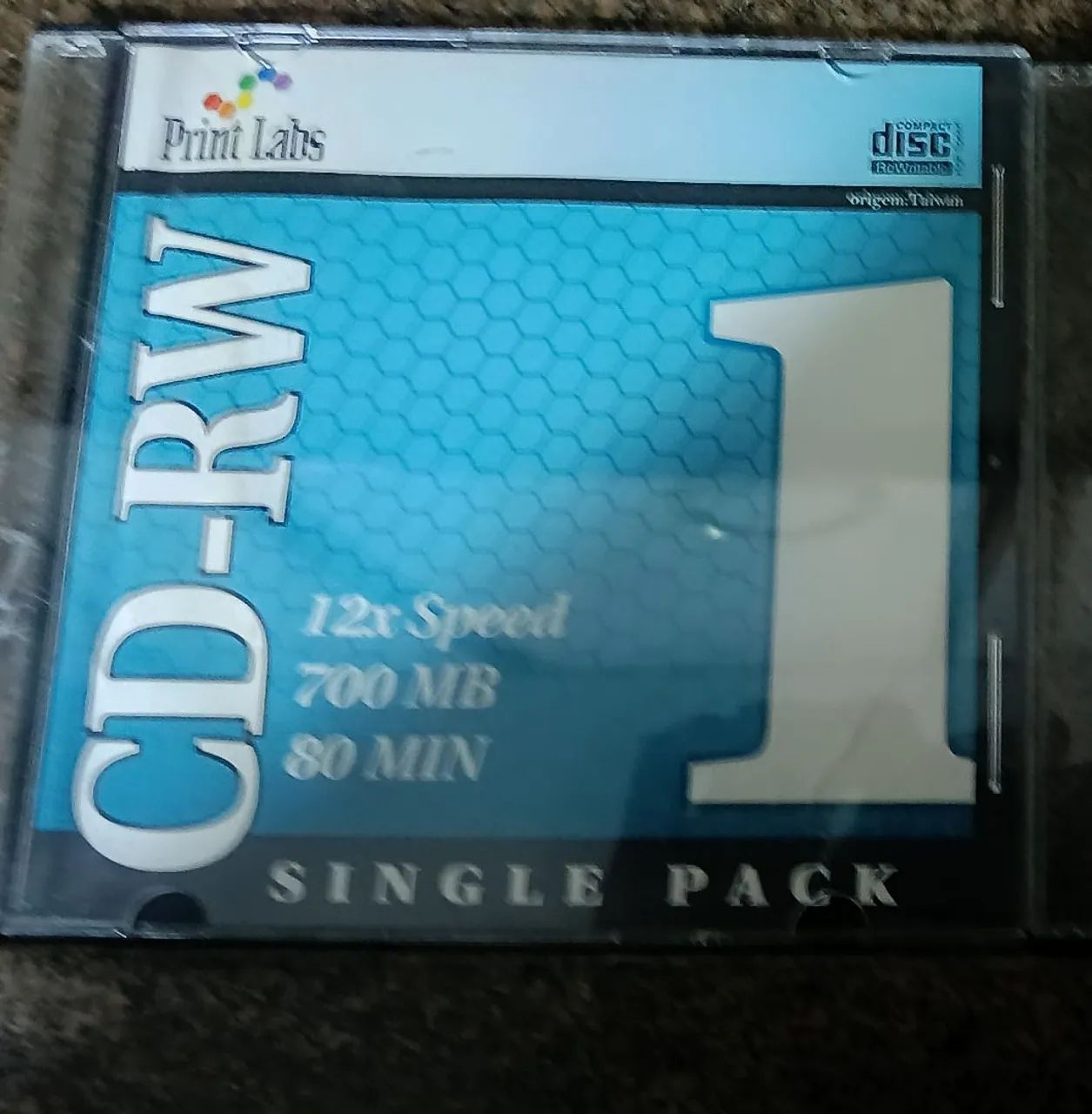 CD-RW REGRAVÁVEL 