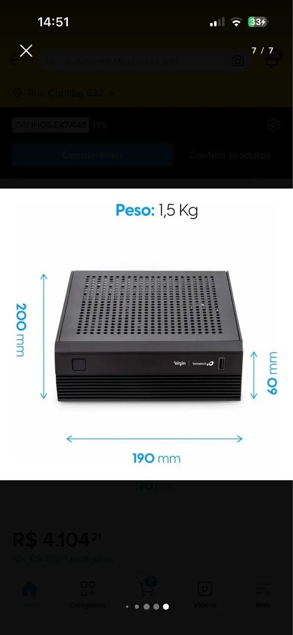 MINI pc  I3 12gen 9 Usb Bluetooth 4gb Ram S - Foto 2