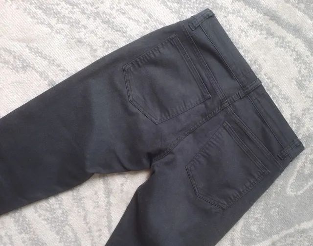 Calça jeans preta masculina - Foto 4