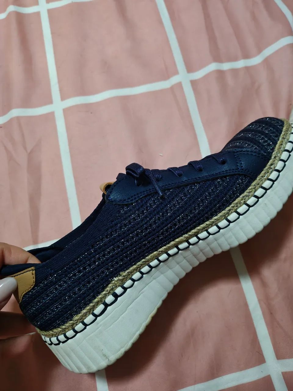 Tênis Sckechers importado azul 38 - Foto 3