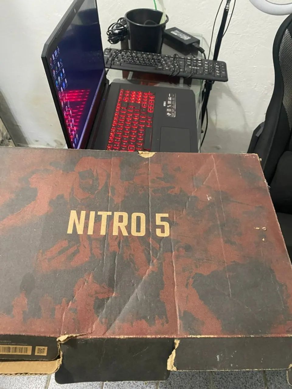 Acer Nitro 5 i5 RTX 3050 32gb Ram '17' Polegadas com Caixa - Foto 2