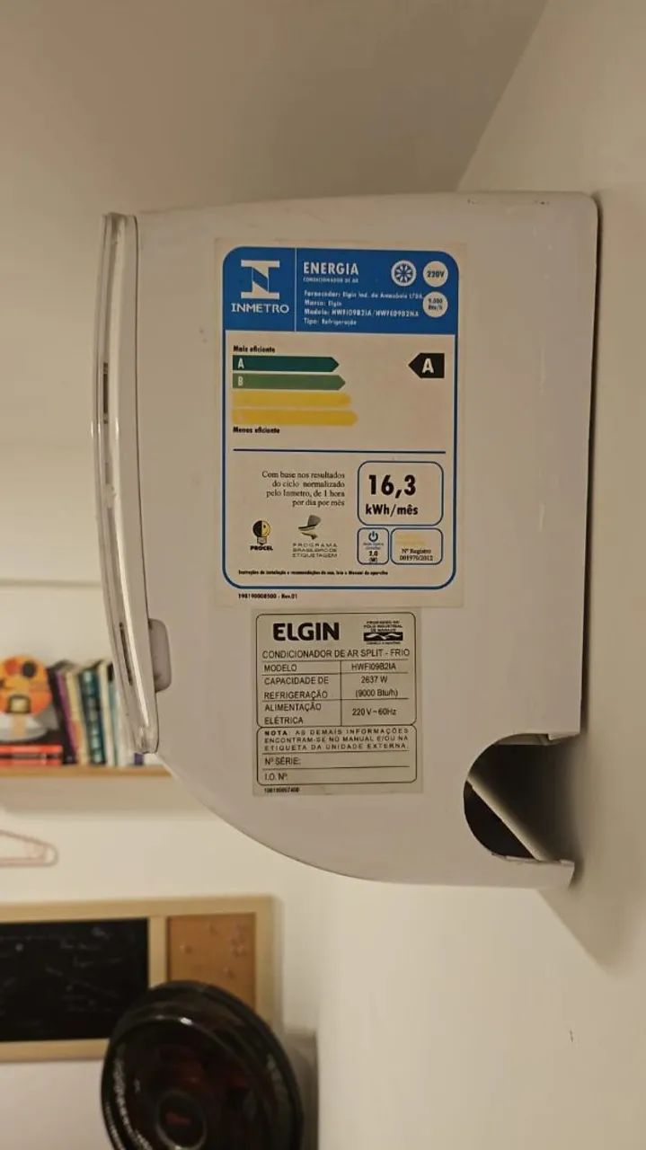 Ar-condicionado Elgin 9mil btus - Foto 3