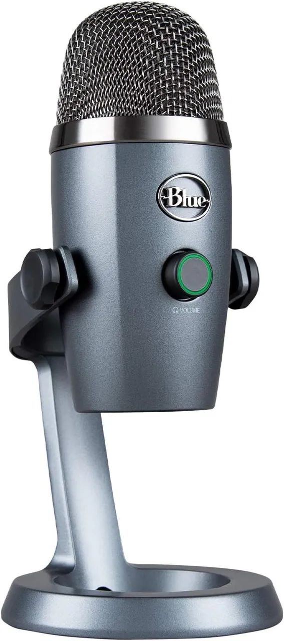 Microfone Condensador USB Logitech For Creators Blue Yeti Nano com Captação Cardióide  - Foto 2